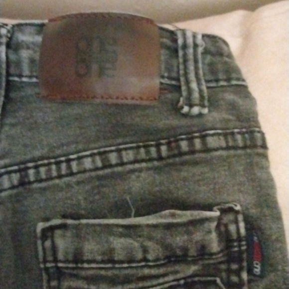 🖤🩶EC ONE POINT ONE BLK)GRAY DENIM JEANS🖤🩶 - Picture 6 of 8